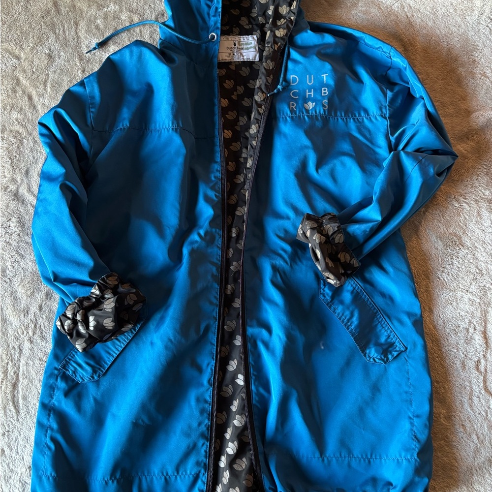 Reversible Rare Dutch Bros Raincoat